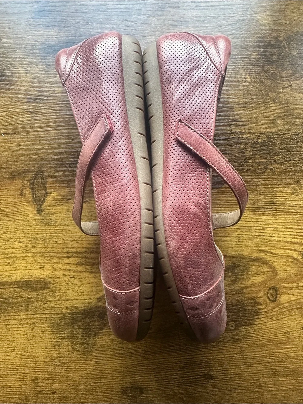 Taos Footwear Dusty Rose Mary Jane Flats